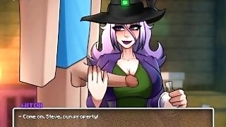Hornycraft [minecraft Parody Manga Porn Game Pornplay ] Ep.sixteen The Witch Is Making Jizz Magic Potion